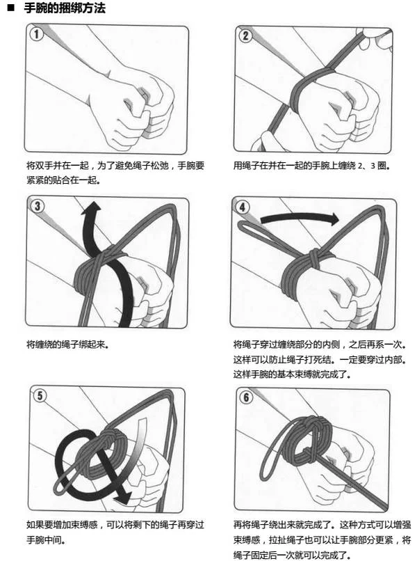 系统的学习捆缚绳艺