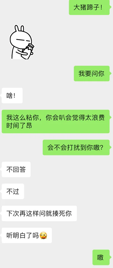 dom/suber之间有哪些难忘的聊天记录